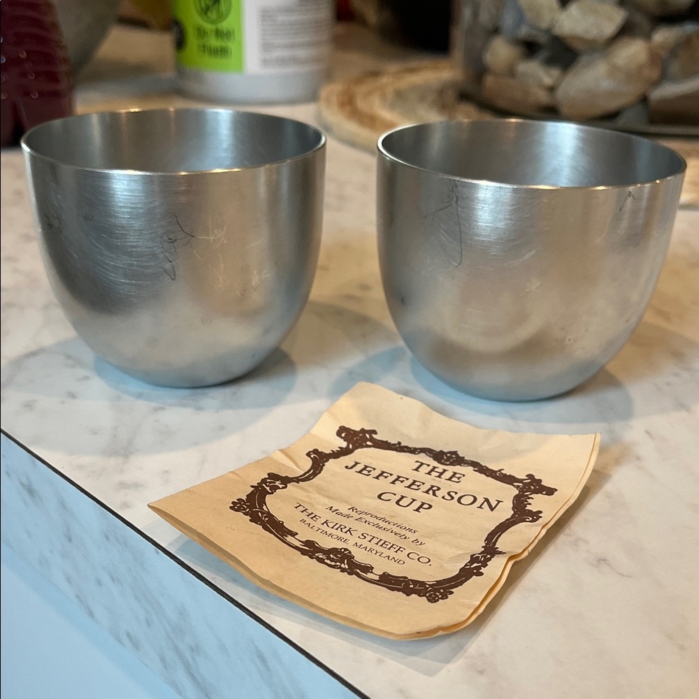 Stieff Pewter Silver Jefferson Cup P50